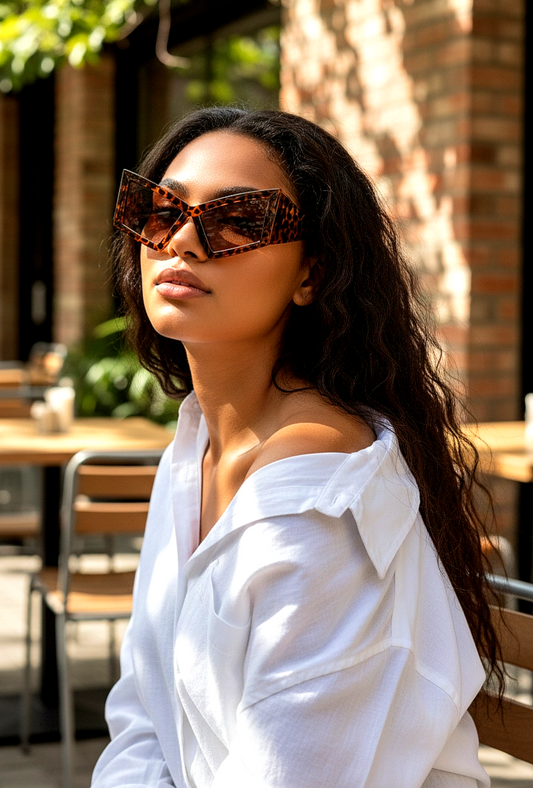 Trendy Bold Futuristic Fashion Glasses