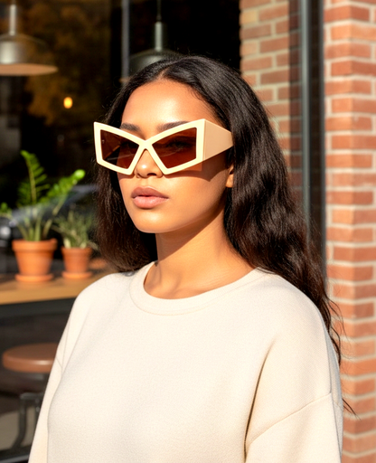 Trendy Bold Futuristic Fashion Glasses