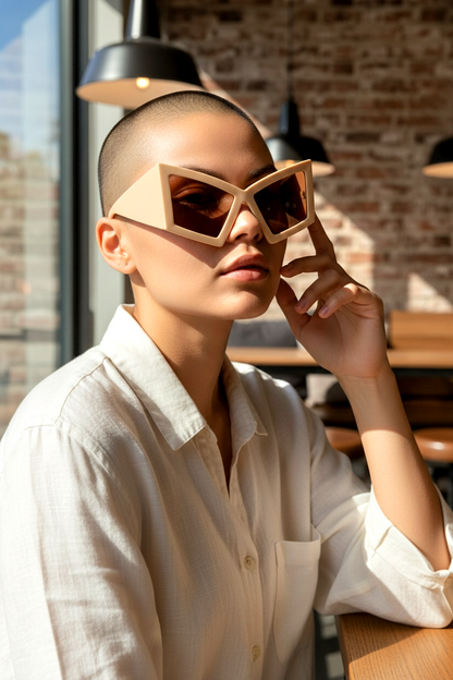 Trendy Bold Futuristic Fashion Glasses