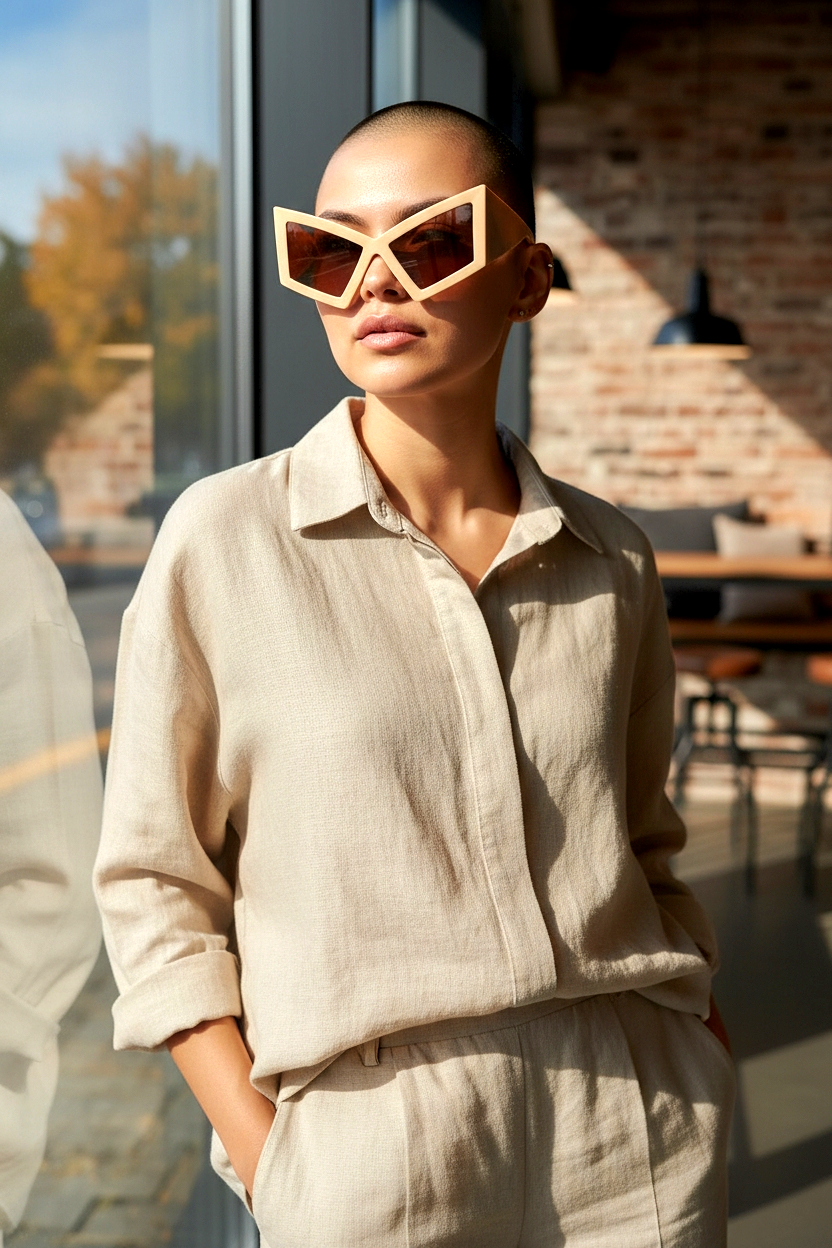 Trendy Bold Futuristic Fashion Glasses