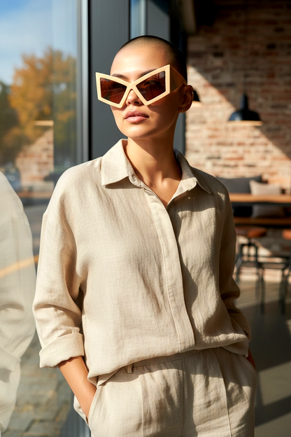 Trendy Bold Futuristic Fashion Glasses