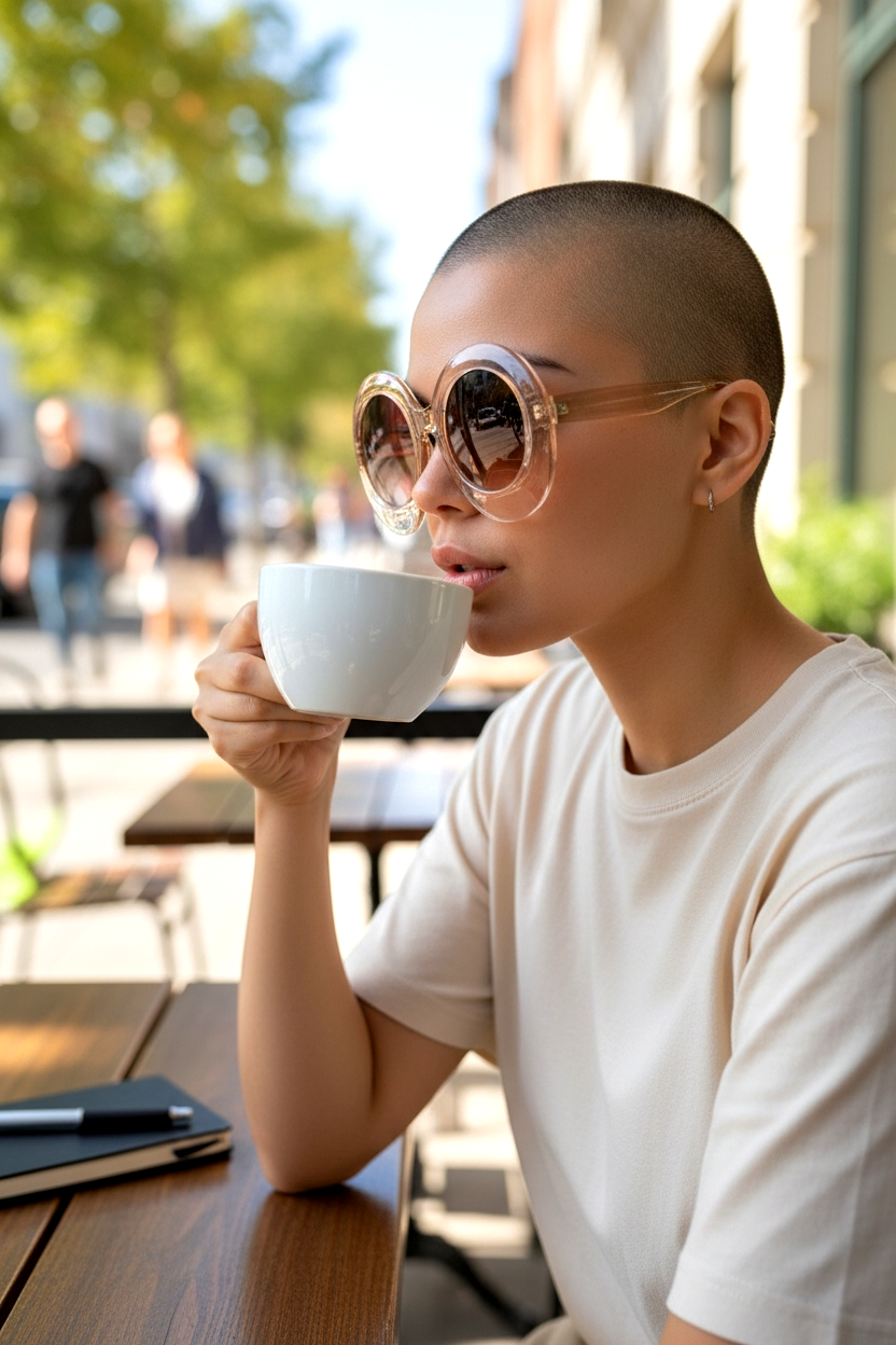 Oversized Trendy Oval Sunglasses