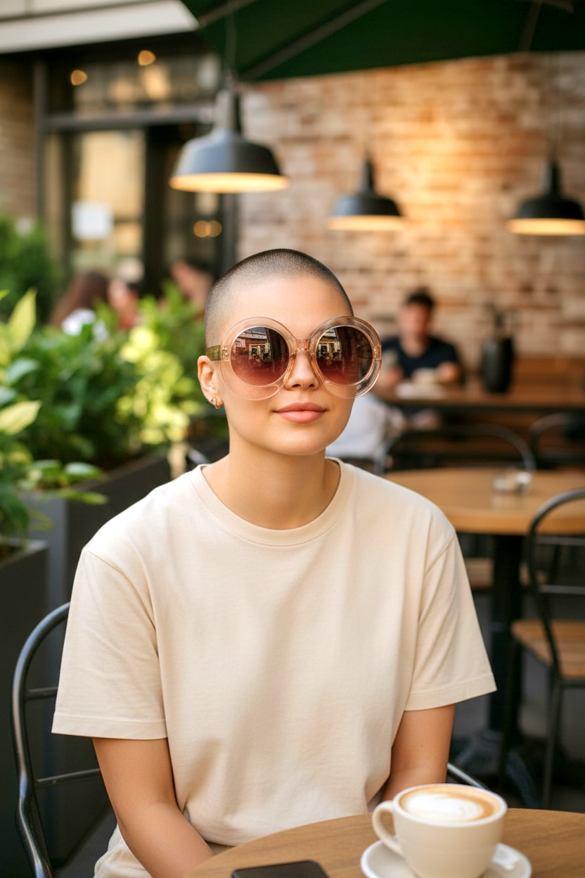 Oversized Trendy Oval Sunglasses