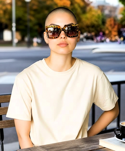 Rectangular Clear Luxury Unisex Glasses