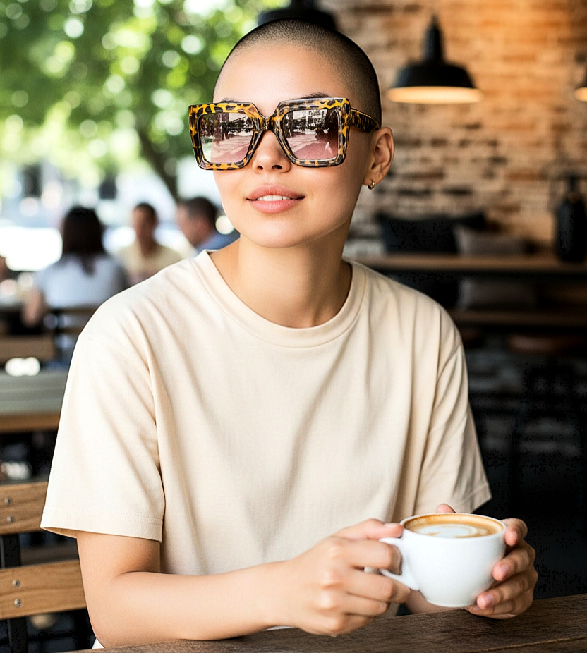 Rectangular Clear Luxury Unisex Glasses