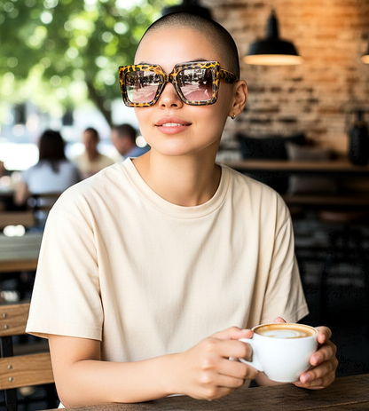 Rectangular Clear Luxury Unisex Glasses