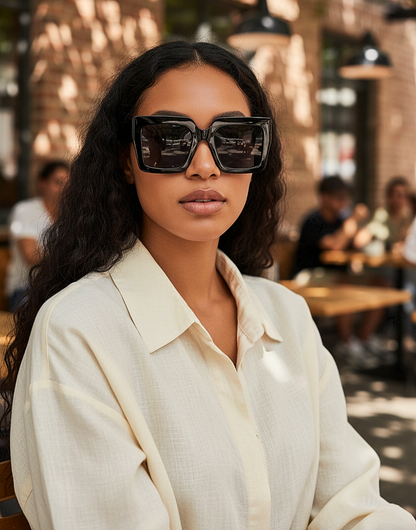 Rectangular Clear Luxury Unisex Glasses