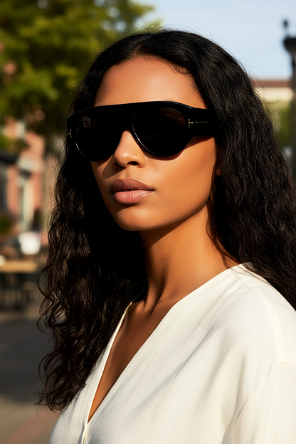 Aviator Style Frog-Eve Shades