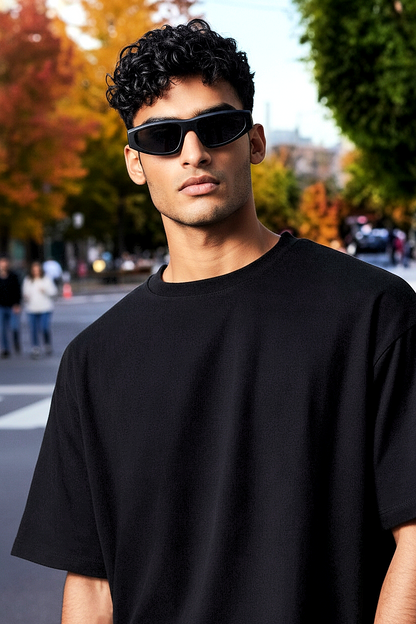 Small Retro Bold Angular Style Eyeglasses