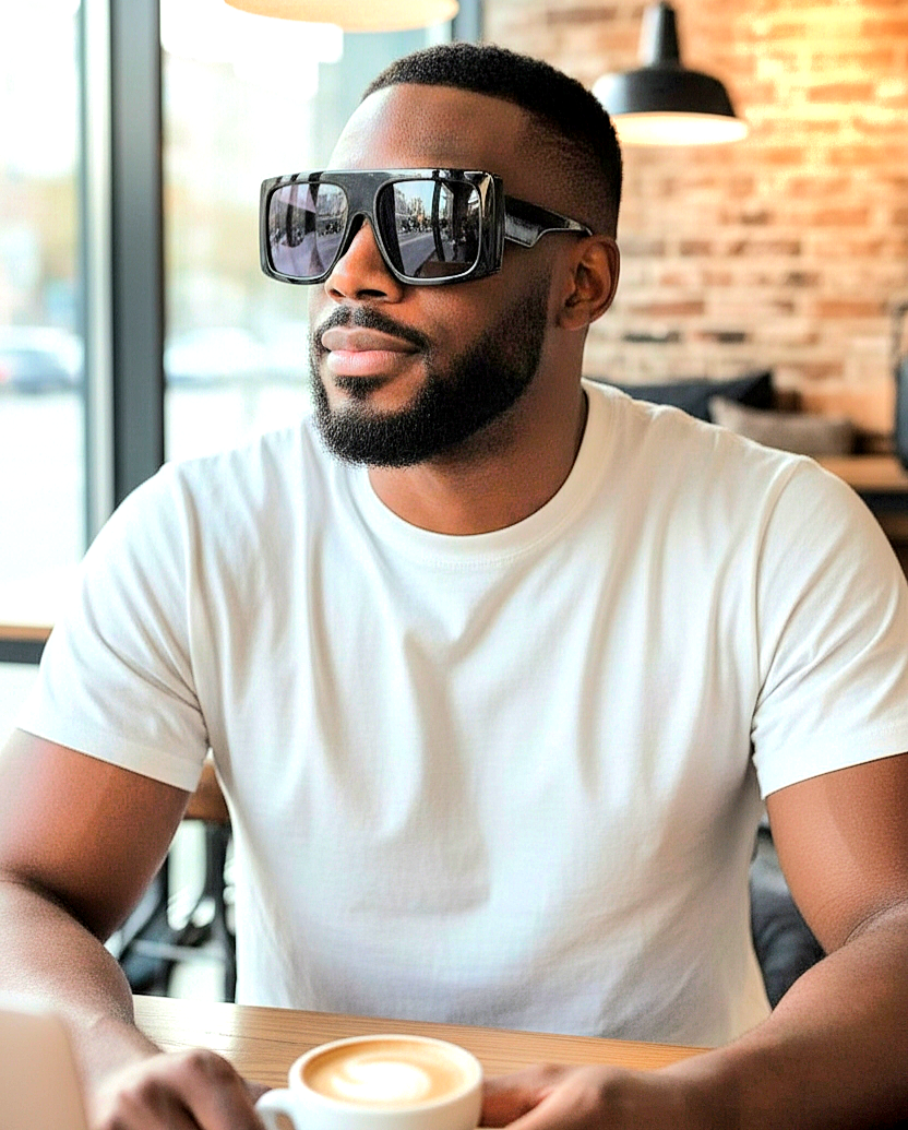 Leisure Oversized Flat-Top Sunglasses