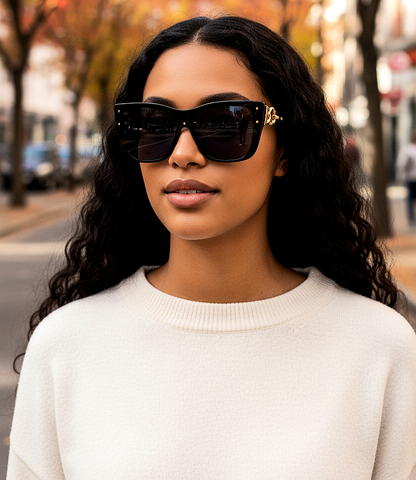 Chic Oversized Cat-Eye Sunglasses
