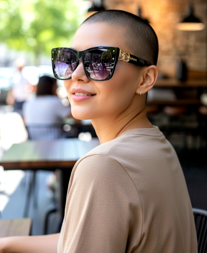 Chic Oversized Cat-Eye Sunglasses