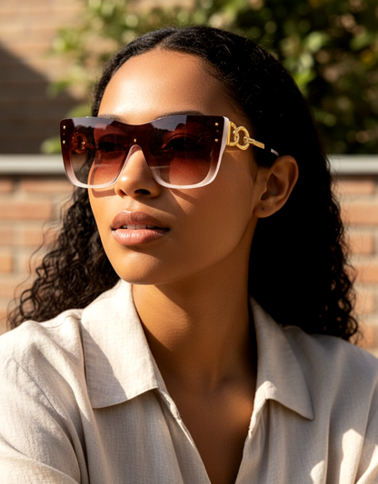 Chic Oversized Cat-Eye Sunglasses