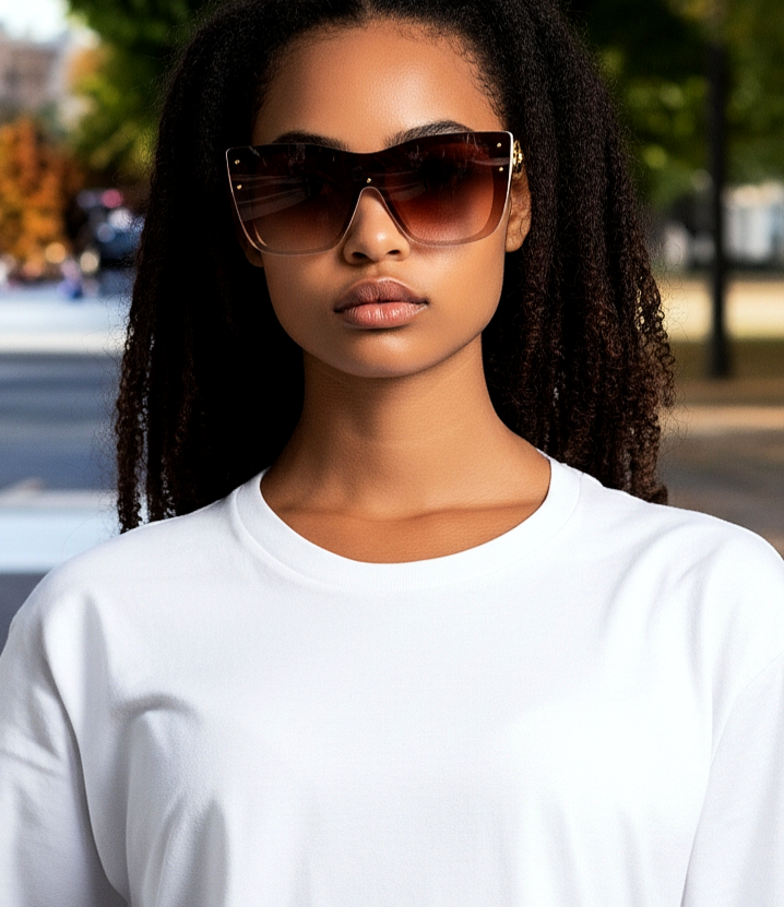 Chic Oversized Cat-Eye Sunglasses