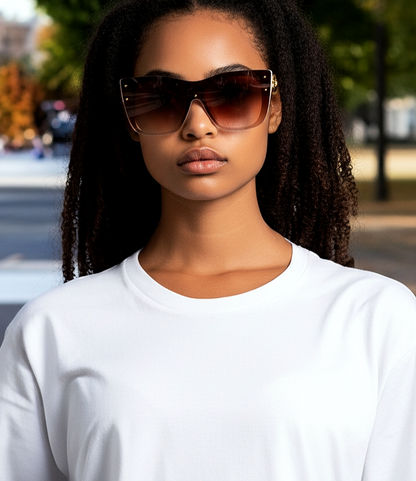 Chic Oversized Cat-Eye Sunglasses