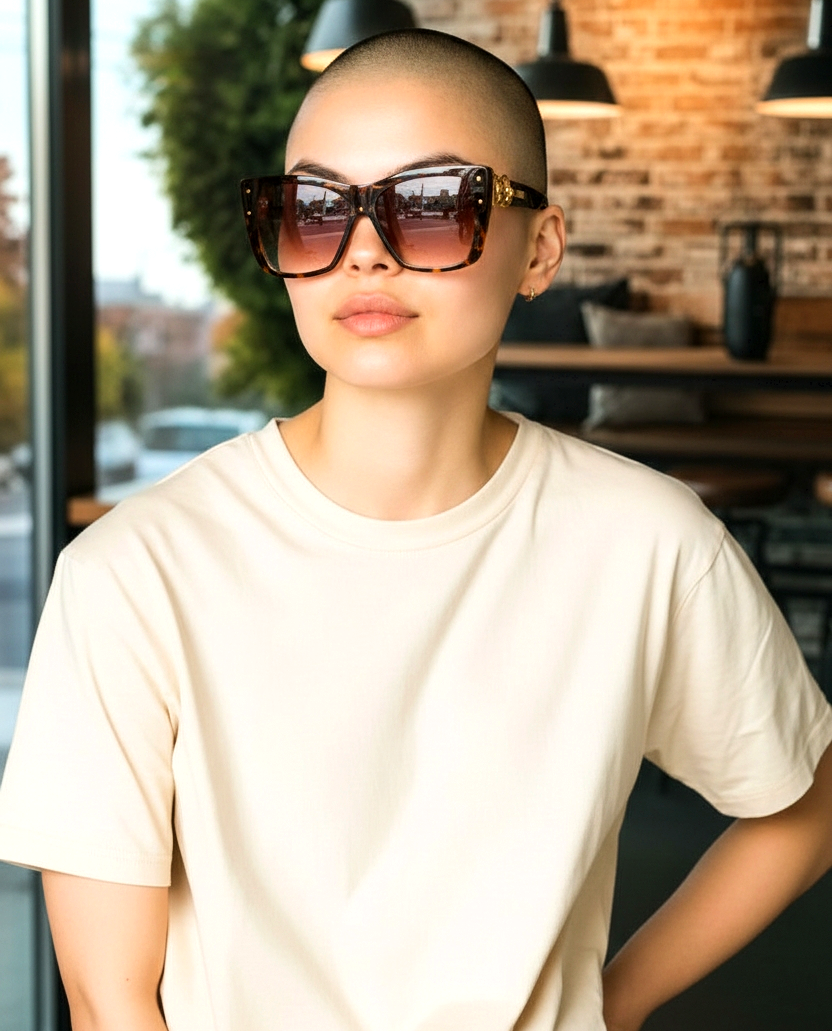 Chic Oversized Cat-Eye Sunglasses