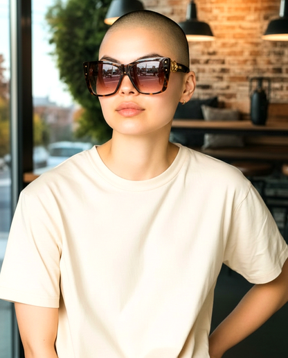 Chic Oversized Cat-Eye Sunglasses