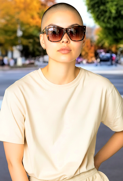 Chic Oversized Cat-Eye Sunglasses