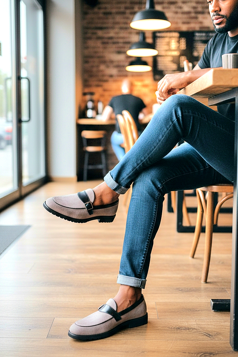 Italian Genuine Leather Penny-Loafers
