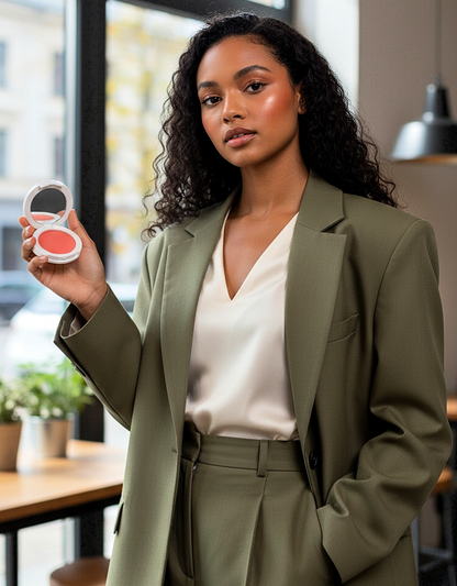 JTEN'S Compact Radiant Silk Highlight Blush-Powders