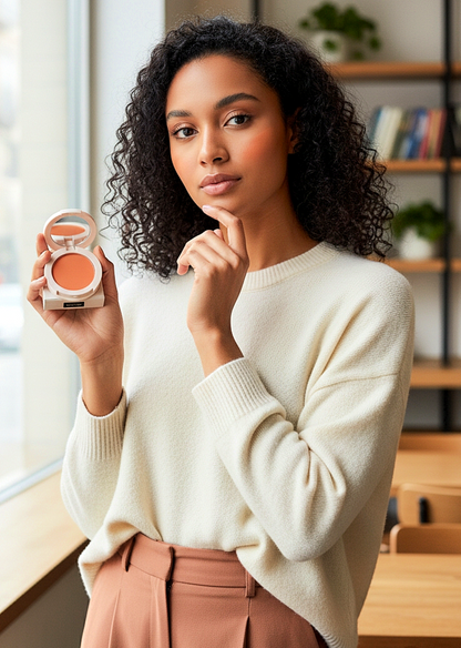 JTEN'S Compact Radiant Silk Highlight Blush-Powders