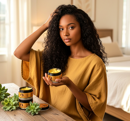 JTEN'S Organic Yellow Homemade Hair Paste