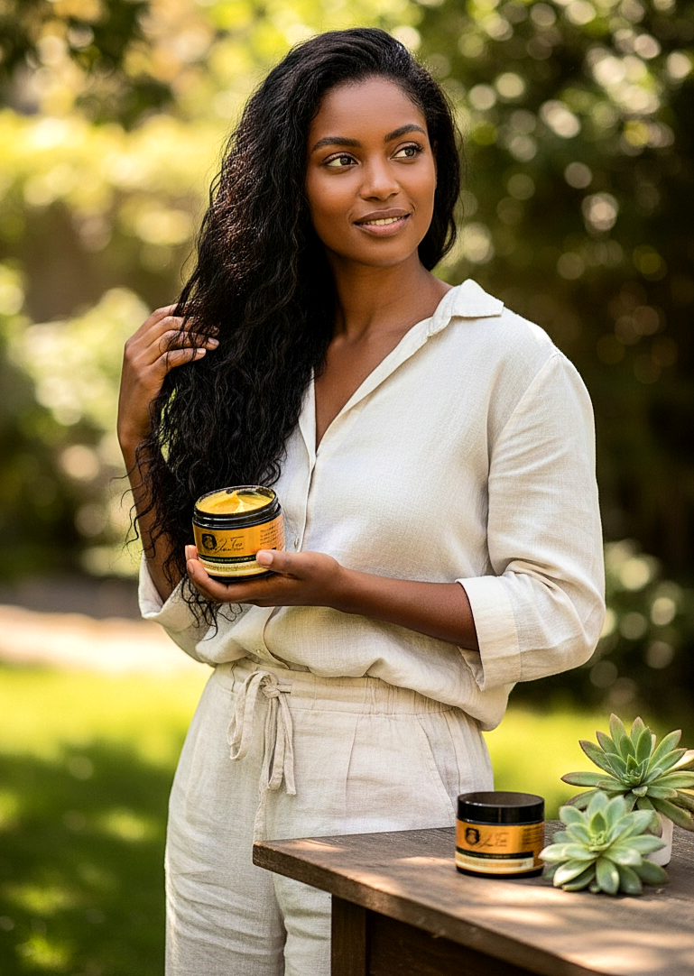 JTEN'S Organic Yellow Homemade Hair Paste