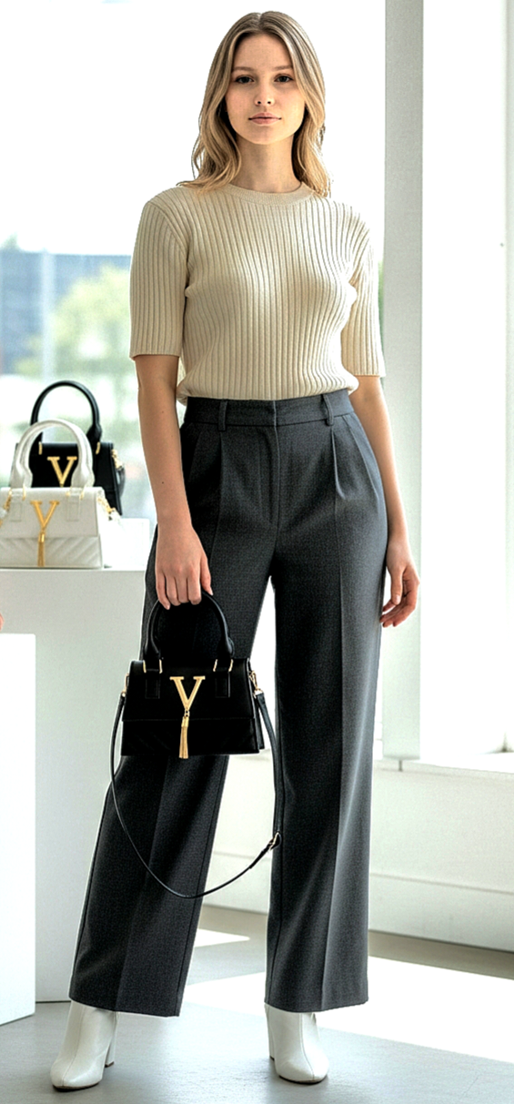 Stylish Compact Crossbody Tassel Pendant Handbags