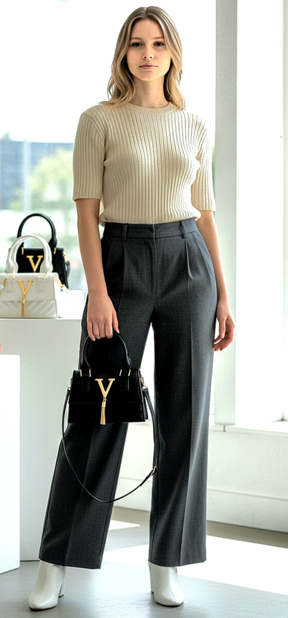 Stylish Compact Crossbody Tassel Pendant Handbags