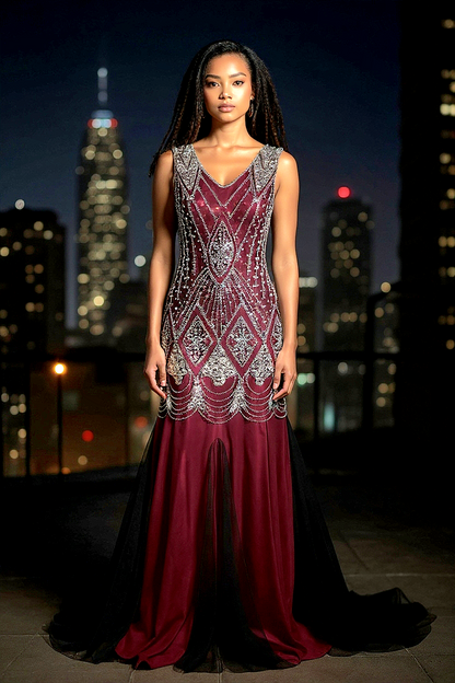 Elegant Sequins Mermaid Dress