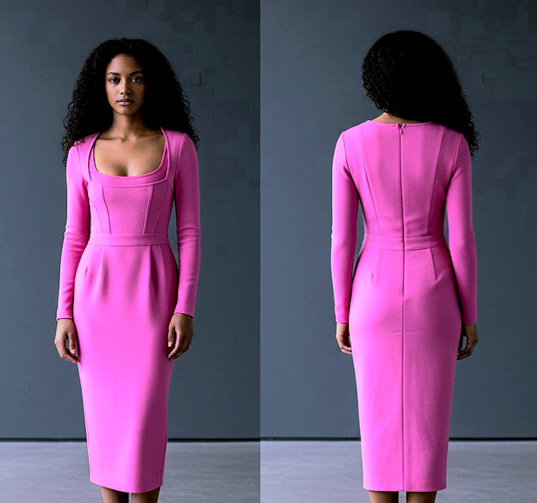 Long Sleeve Bandage Dress
