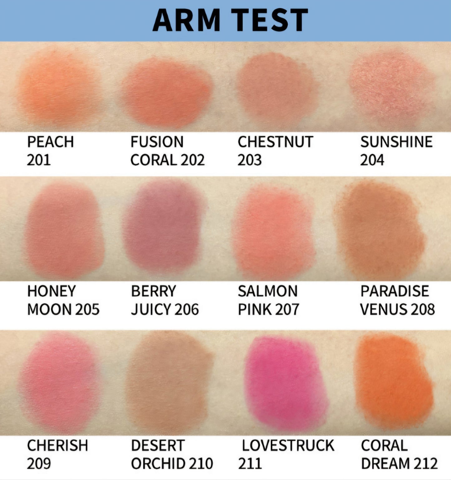 JTEN Compact Blush Palettes