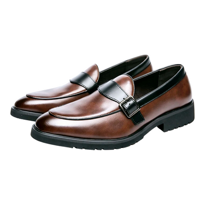 Italian Genuine Leather Penny-Loafers