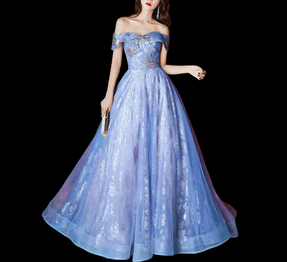 Sequins French Gowns
