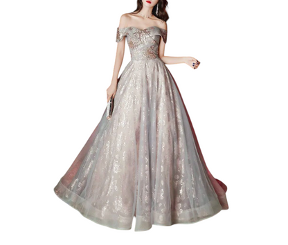 Sequins French Gowns