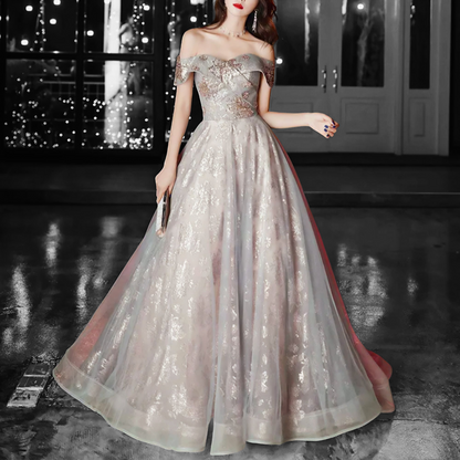 Sequins French Gowns