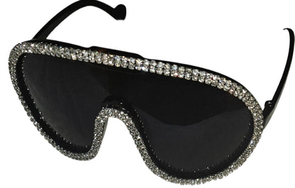 Oversized Luxury Rhinetones Sunglasses