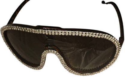 Oversized Luxury Rhinetones Sunglasses
