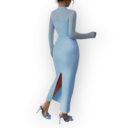 Elegant Tulle Midi Dress