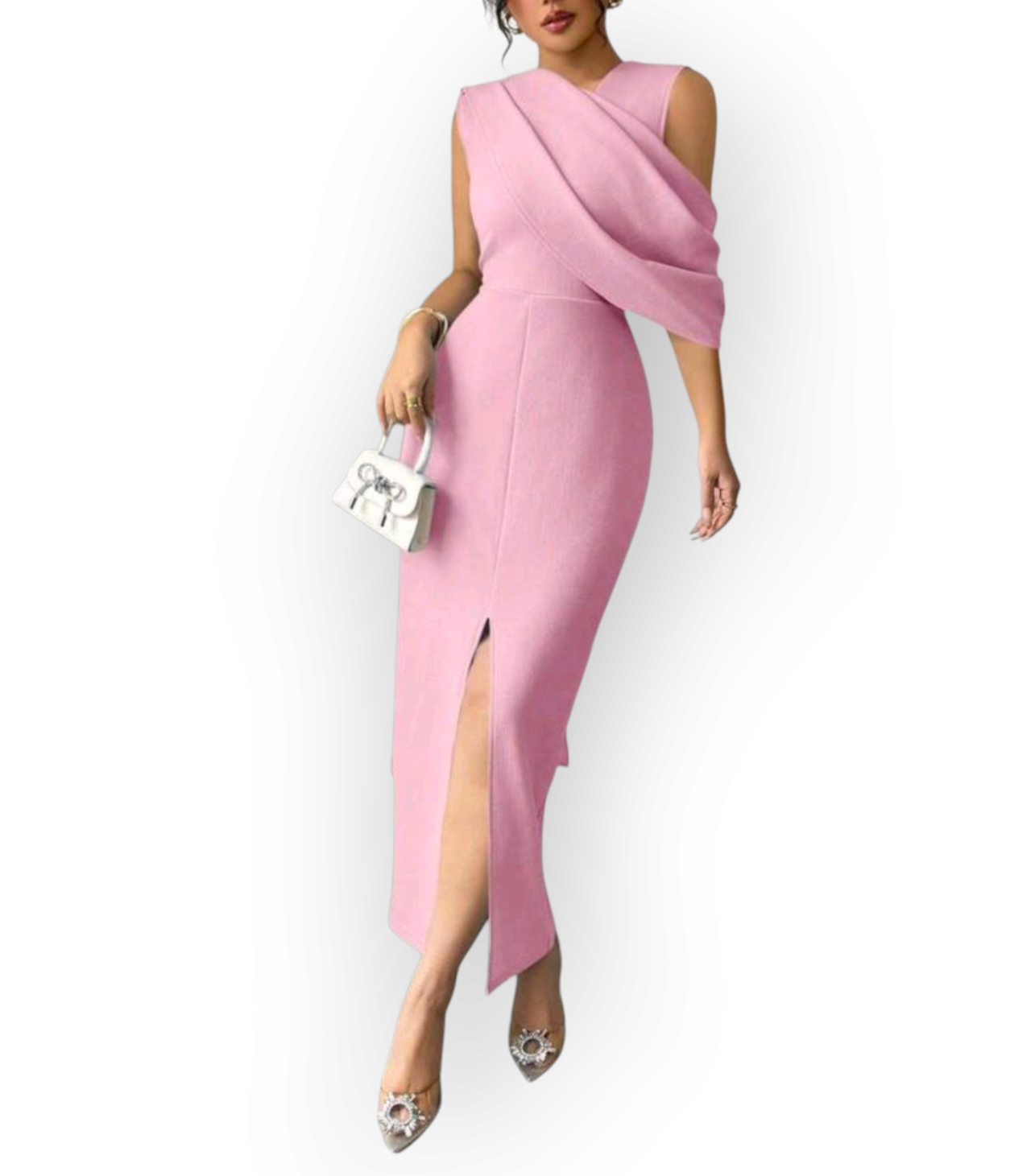 Sleeveless Stylish V-Neck Dress