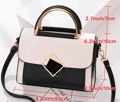 Elegant Multi-Compartment Handbag