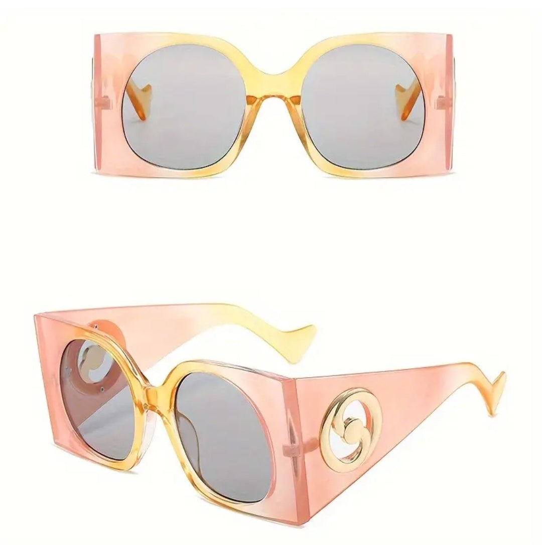 Oversized Retro Squared Sunglasses