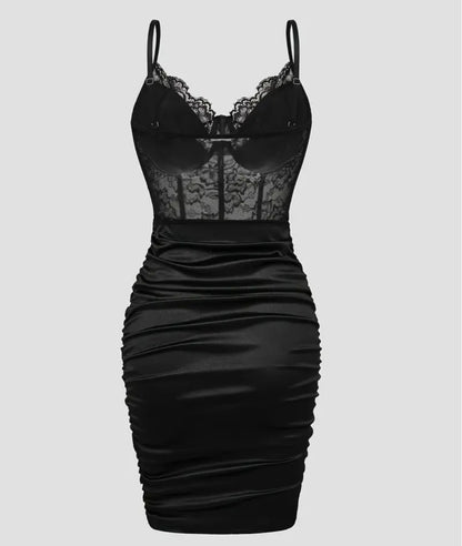 Sexy Lace Fishbone Dress