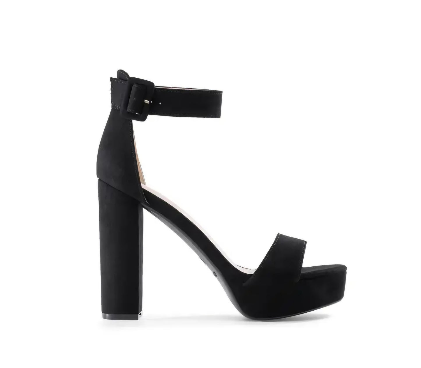 Open Toe Chunky High- Heel Platform Pump