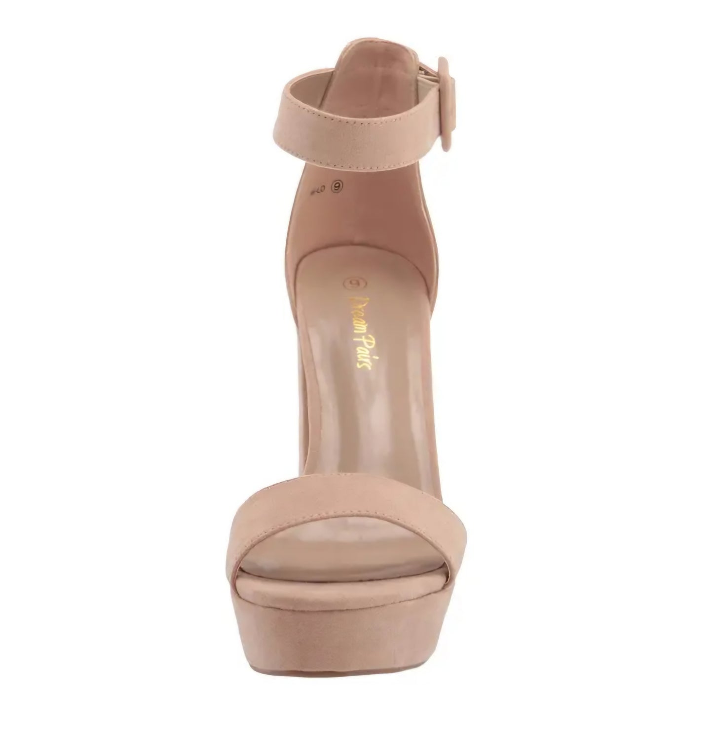 Open Toe Chunky High- Heel Platform Pump