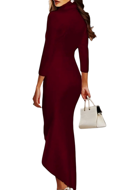 Elegant & Sexy Satin V-Neck Dress