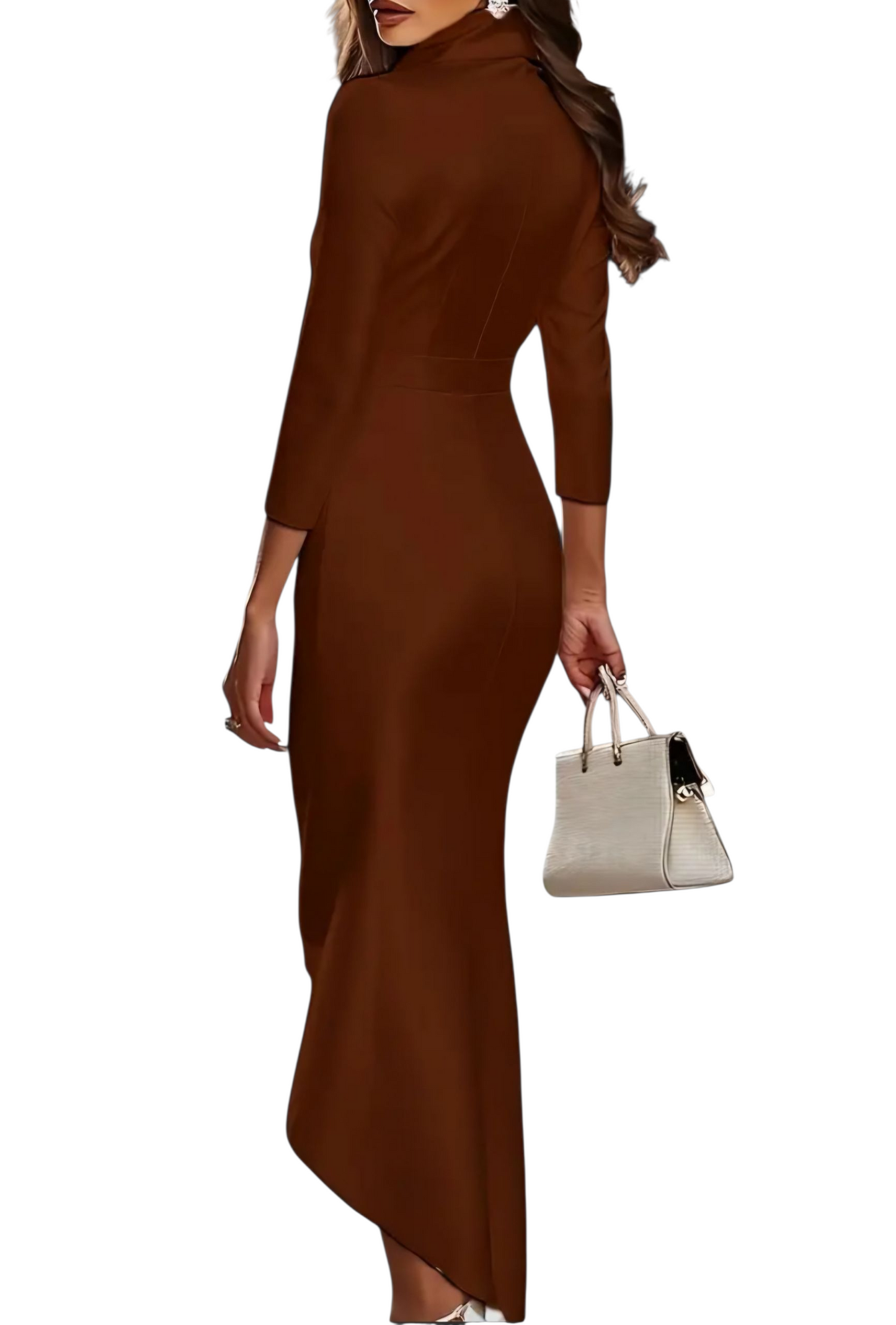 Elegant & Sexy Satin V-Neck Dress