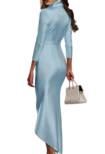 Elegant & Sexy Satin V-Neck Dress