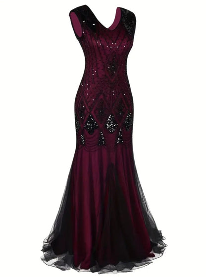 Elegant Sequin Mermaid Dress