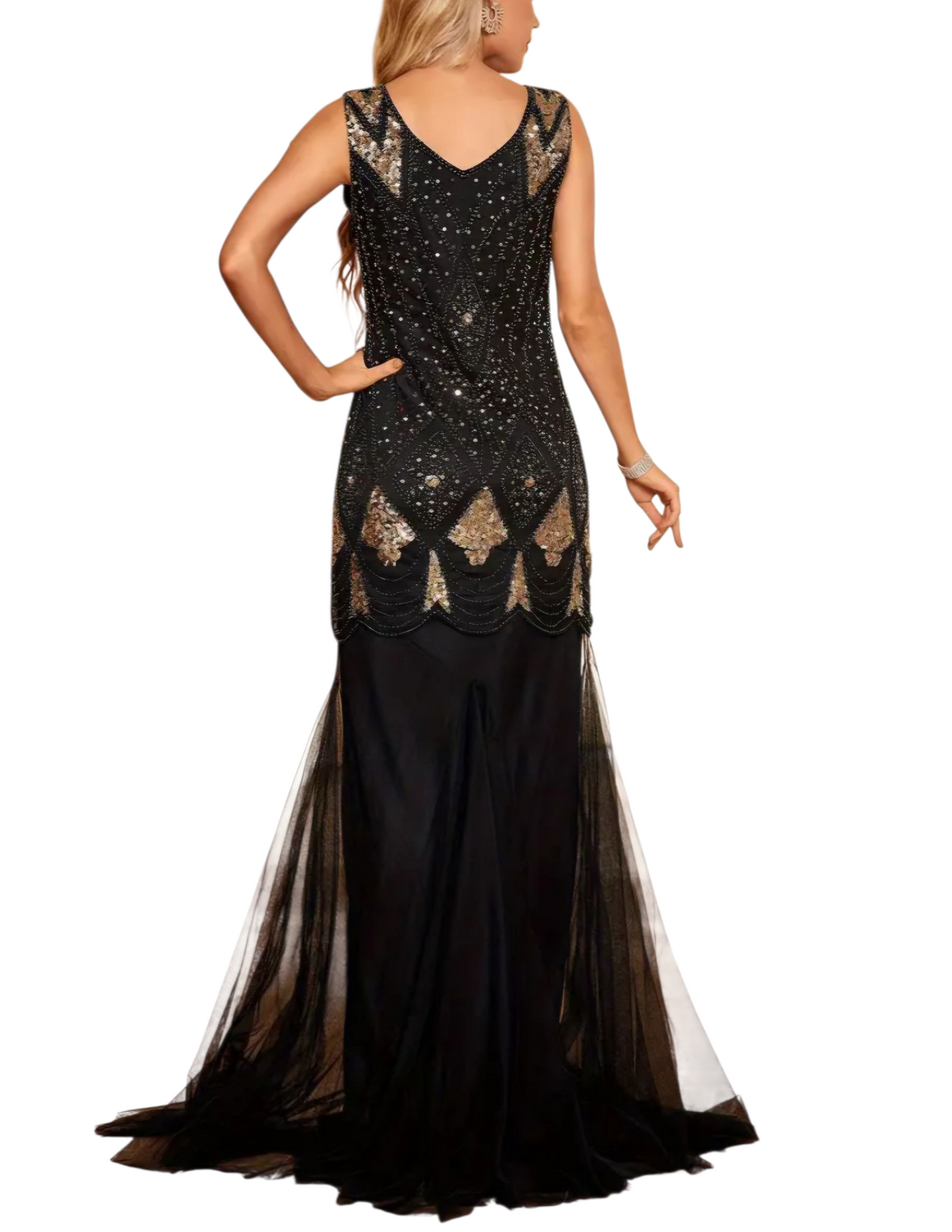 Elegant Sequin Mermaid Dress